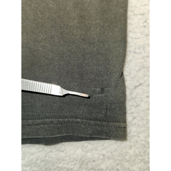 Vintage Anvil Black Heathcliff No Sweat Short Sleeve Cotton T-Shirt Adult Large - Picture 7 of 9